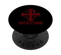 Croce Crociata Cavaliere Templare Cattolico PopSockets PopGrip Adesivo