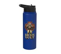 Croce Crociata Cavaliere Templare Cattolico Stainless Steel Insulated Water Bottle