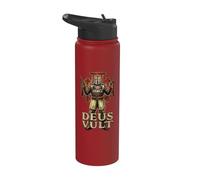 Croce Crociata Cavaliere Templare Cattolico Stainless Steel Insulated Water Bottle