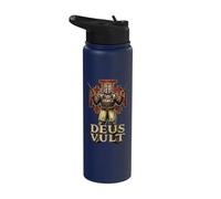 Croce Crociata Cavaliere Templare Cattolico Stainless Steel Insulated Water Bottle