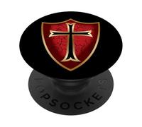 Croce Crociata Cavalieri Templari PopSockets PopGrip Adesivo