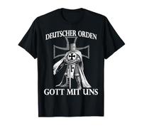 Croce dei Cavalieri della Prussia Orientale Larp Medioevo Maglietta
