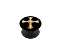 Croce di Cuthbert - Antichi simboli cristiani PopSockets PopGrip Adesivo