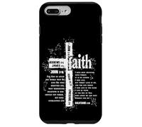 croce di fede e versetti biblici Custodia per iPhone 7 Plus/8 Plus