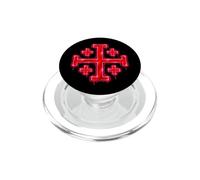 Croce di Gerusalemme dei graffiti - simboli cattolici PopSockets PopGrip per MagSafe