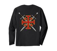 Croce di GERUSALEMME - Regno di Gerusalemme - Templare Maglia a Manica
