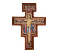 Croce di San Damiano legno universale decorativa 28x20x1,8 D01.28.02
