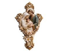 Croce in legno per montaggio a parete Dimensioni: 30 cm, santi cristiani