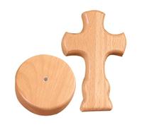 Croce in legno - piccole croci in legno fatte a mano, croce tascabile preghiera religiosa | Incroci da tavolo, mini ciondoli, idea regalo cristiano, croce artigianale per le ore bibliche