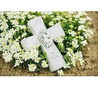 Croce lapide croce tombale in amore resistente al gelo pietra massiccia