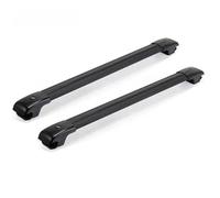 Croce Portapacchi Universale Per SUV In Lega Di Alluminio Con Barra Trasversale Portante Per Bagagli Da Viaggio Barra Trasversale Per Portapacchi(A pair black)