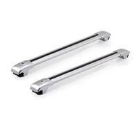 Croce Portapacchi Universale Per SUV In Lega Di Alluminio Con Barra Trasversale Portante Per Bagagli Da Viaggio Barra Trasversale Per Portapacchi(A pair silver)