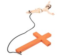 Croce religiosa da parete, ornamento da appendere alla parete, croce di Gesù