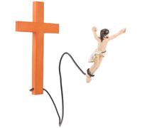 Croce religiosa da parete, ornamento da appendere alla parete, croce di Gesù