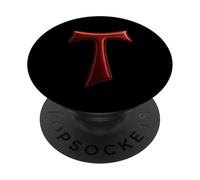 Croce Tau francescana - Croce cattolica di Sant'Antonio PopSockets PopGrip Adesivo