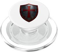 Croce templare medievale crociato invecchiato PopSockets PopGrip per MagSafe