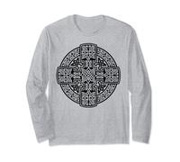 Croce Tshirt irlandese Celtic Cross Odin Maglia a Manica