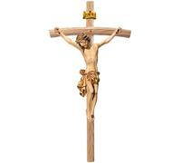 Crocefisso Gesù In Croce H 15/30 Cm Statua In Legno Statua Intagliata A Mano