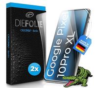 Crocfol DIEFOLIE per Google Pixel 10/10 Pro / 10 Pro XL dal vincitore del test [2 pz.] - Pellicola protettiva autorigenerante Premium 5D a lungo termine Made in Germany (Google Pixel 10 Pro XL