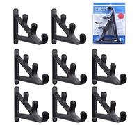 Croch 4 Coppie Scaffale da Muro per Canna da Pesca Orizzontale Montato su Parete a Soffitto - Organizzatore Salvaspazio per Canna da Pesca, Bastoncini da Trekking, Bastoncini da Sci, Bastoni da Hokey