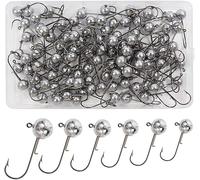 Croch Teste Piombate Gancio Ami da Pesca per Esche Morbide 1g, 1.5g, 2g, 3.5g, 5g, 7g, 10g, 12g, 14g