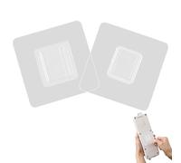 Crochet adhésifs trasparente solido - Autoadhésifs robuste sans clous | Crochet mural facile da utiliser | Rangement polyvalent cuisine salle de bain extérieur | Accessorio pratico décoration mur