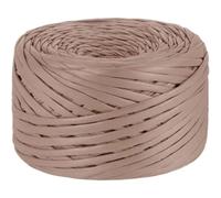 Crochet Bag Webbing, 200g/90m Faux Leather Look Chunky Polyester Yarn Cord for Crochet Bags, Yarn for Bags Baskets DIY Decorations