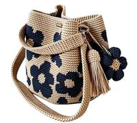Crochet Beach Bag Tote Boho Fatte a Mano