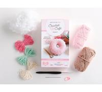 Crochet Café Amigurumi Kit Donut: Everything You Need Is Included: 100%-Cotton Yarn, Crochet Hook, Stitch Marker, Tapestry Needle, Fiberfill, ... Instruction Videos; Beginner Friendly!