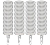 Crochet de plafond - 100 pièces uncinetto adhésif sans trace | Aucune perceuse requise nastre de plafond Transparent, pour entrée cuisine salle de bain salon manteau de douche bureau chambre maison