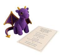 Crochet Dragon, Knitted Dragon Doll, Pocket Positive Animal Toy Present
