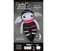 Crochet Dreams and Nightmares Amigurumi Kit Bad Elf: Everything You Need is Included: 100% Cotton Yarn, Crochet Hook, Stitch Marker, Tapestry Needle, ... How-To Videos; Creepy Cute Beginner-Friendly!