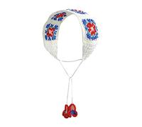 Crochet Fascia Scava Fuori Capelli Fazzoletto Tie Back Headwrap Etnico Fiore Modello Turbante Per Le Ragazze Foto Puntelli Knit Fazzoletto