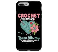 Crochet Fills My Days Yarn Riempie la mia vita Custodia per iPhone 7 Plus/8 Plus