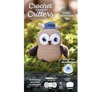Crochet Forest Critters Amigurumi Kit Owl: Everything You Need Is Included: 100%-Cotton Yarn, Crochet Hook, Stitch Marker, Tapestry Needle, Fiberfill, ... Instruction Videos; Beginner Friendly!
