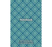 Crochet Granny Squares Themed Activity & Notebook: With Colouring Pages & Word Search Puzzles. An Organiser for Crocheters, Knitters, Yarn Lovers, ... Tracking, Sketching and Creative Ideas.