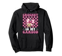Crochet Is My Cardio - Gomitolo per Uncinetto Felpa con Cappuccio