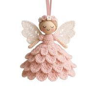 Crochet Kit For Beginners | Angel Ornament Handmade - Holiday Decor Crochet Beginner Kit | For Women Teens Kids Handicraft Lovers Home Party Crafting Art Projects