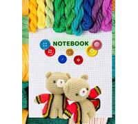 Crochet & Knitting Notebook - 8.25 x 11 Inch, 150 Pages: Hardcover Lined Journal for Amigurumi, Yarn Projects & Pattern Ideas