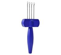 Crochet Knitting Tool - 8.27in Latch Hook Weåver | Ergonomic Grip | Cord Knitting Machine | 3-Needle 4-Needle Tool For Binding-Off, Edging, Studio Class, Travel, And Craft Projects