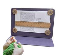 Crochet Pattern Holder - Knitting Pattern Holder | Pattern Holder | Foldable Magnetic Pattern Holder For Crochet & Knitting Knitting Accessories For Knitting Crocheting & Other Needlework