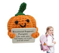 Crochet positivo divertente - bambole all'uncinetto di zucca | DECIVIMENTO CINETTO CAMERA MOLTO PATURAGIONI | Supporto emotivo Decor in taco d'ispirazione, regali di ispirazione per le donne regali