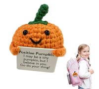 Crochet positivo divertente - bambole all'uncinetto di zucca | DECIVIMENTO CINETTO CAMERA MOLTO PATURAGIONI | Supporto emotivo Decor in taco d'ispirazione, regali di ispirazione per le donne regali
