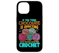 Crochet Theme Design Meme for Crochet Lovers Custodia per iPhone 14