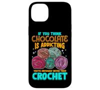 Crochet Theme Design Meme for Crochet Lovers Custodia per iPhone 14 Plus