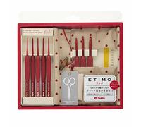 Crochet Uncinetto " Etimo Rosso (Etimoreddo) Set " Knittin Tulip TED001 Nuovo