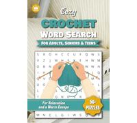 Crochet Word Search Puzzle Book: Word Searches with Easy to Read Print about Crochet, Embroidery, Needlework and More | 6x9 inches, 110 pages | 50+ ... … Gift for Vacations, Holidays and Free Times