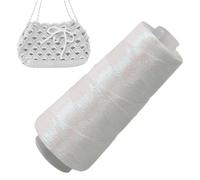 Crochet Yarn, 240m Shiny Glitter Embroidery Knitting Thread