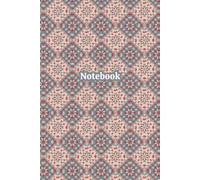 Crochet & Yarn Notebook: Geometric Print Blank Journal for Stationery Lovers, Crocheters, Knitters & Crafters. Granny Squares Themed. Use for Patterns, Project Planning and Creative Ideas.