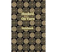 Crochet & Yarn Notebook: Geometric Print Blank Journal for Stationery Lovers, Crocheters, Knitters & Crafters. Granny Squares Themed. Use for Patterns, Project Planning and Creative Ideas.